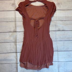 Lulu's Pink Backless Shift Dress